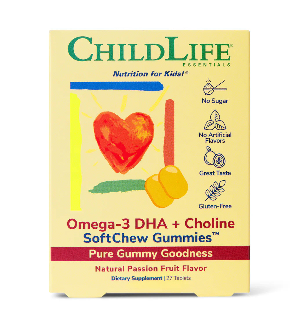 Omega-3 DHA + Choline SoftChew Gummies®