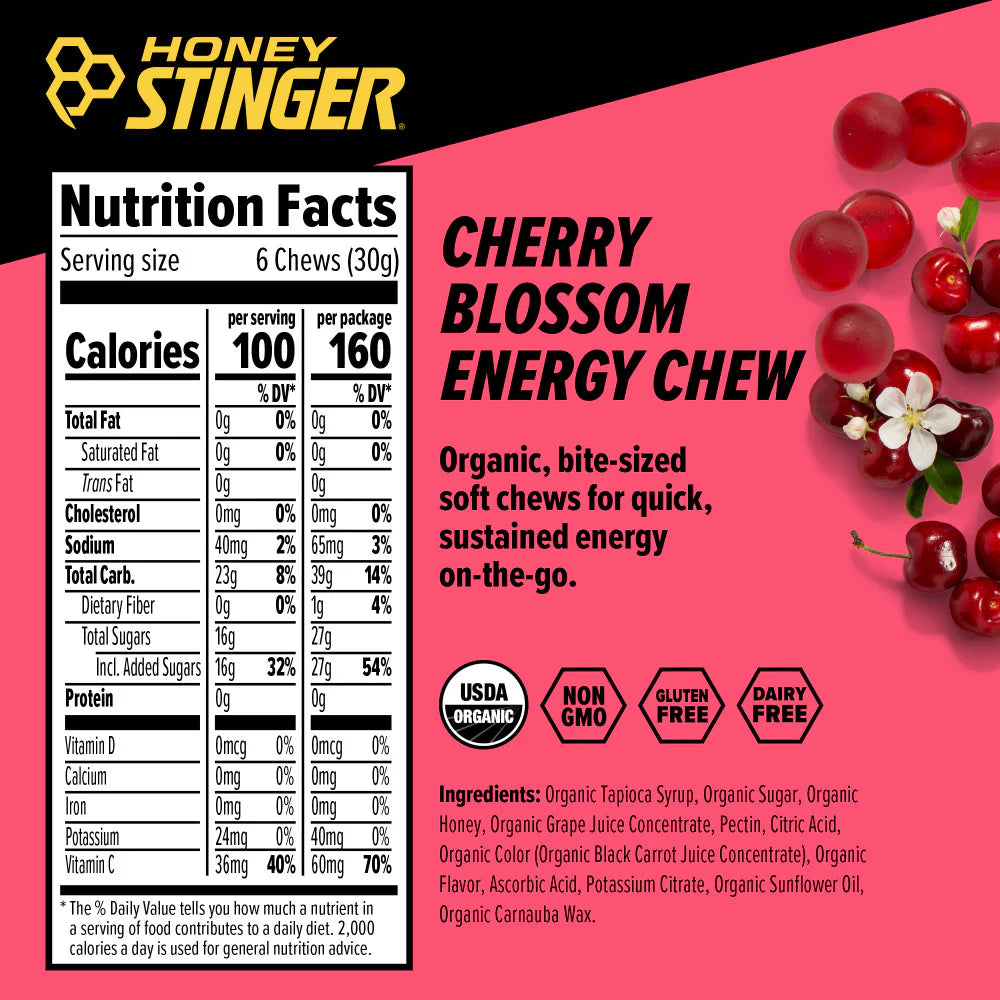 Honey Stinger Cherry Blossom Energy Chews