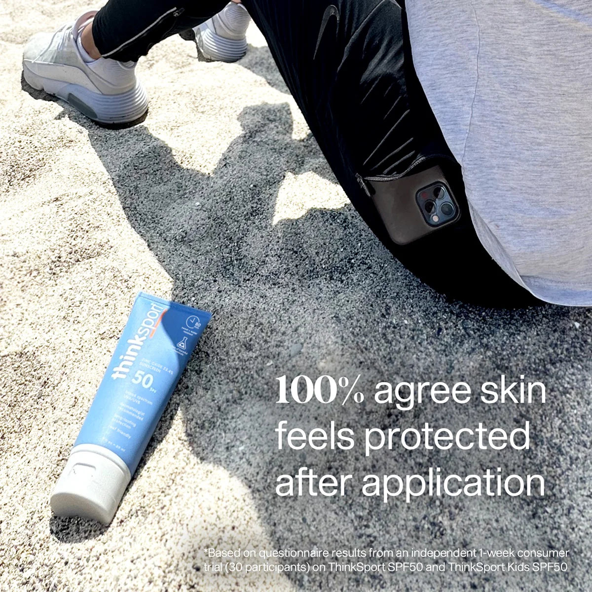 Thinksport Safe Sunscreen SPF 50+ 3oz