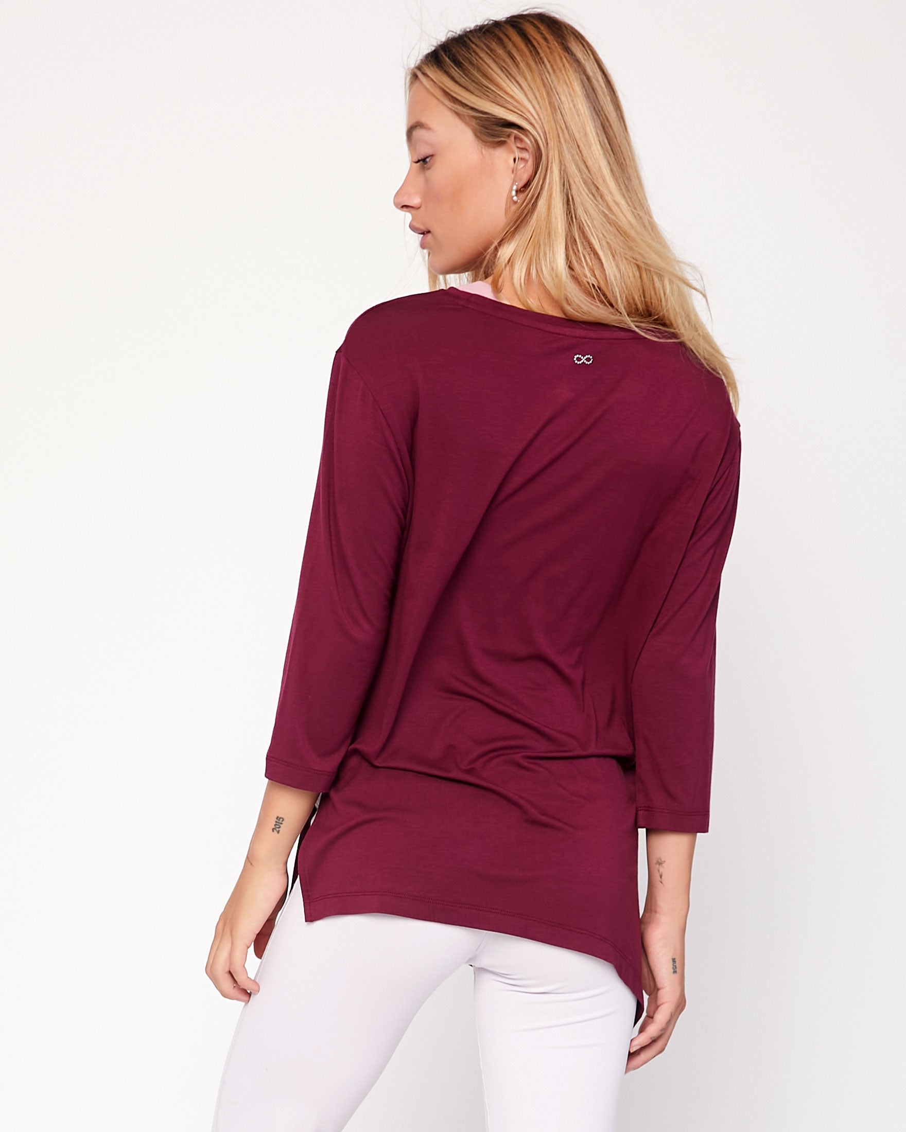 Anen Side Tie 3/4 Sleeve Top-8