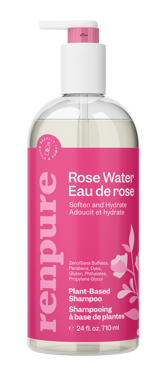 Renpure Rose Water Soften & Hydrate Shampoo 24oz