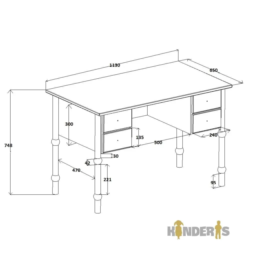 Desk for children "BABUSHKA"-2
