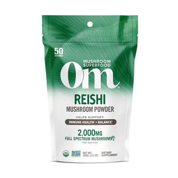 Om Reishi Organic Mushroom Powder 3.5 oz