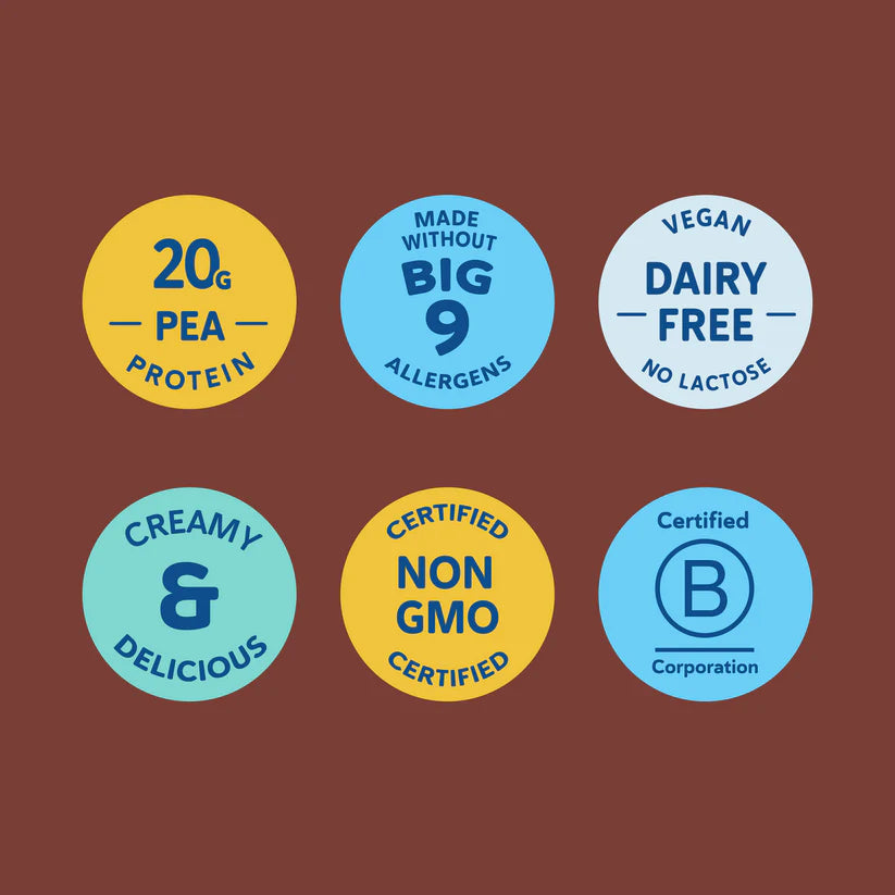 Ripple Chocolate Plant-Based Protein Shake  (12 X 12 OZ )