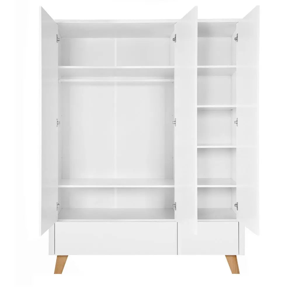 Wardrobe "ZARA", cm. 136x52 cm., white or gray-2
