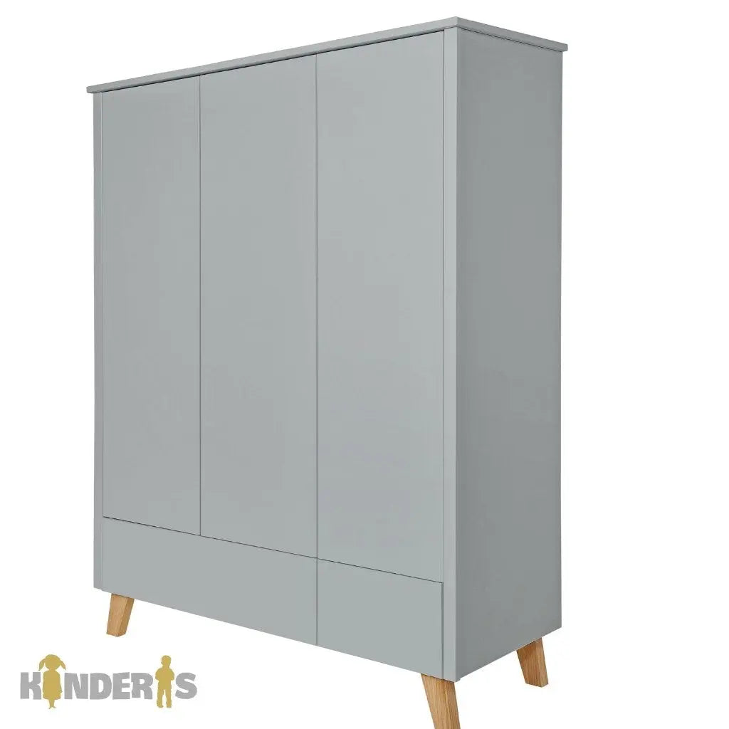 Wardrobe "ZARA", cm. 136x52 cm., white or gray-3