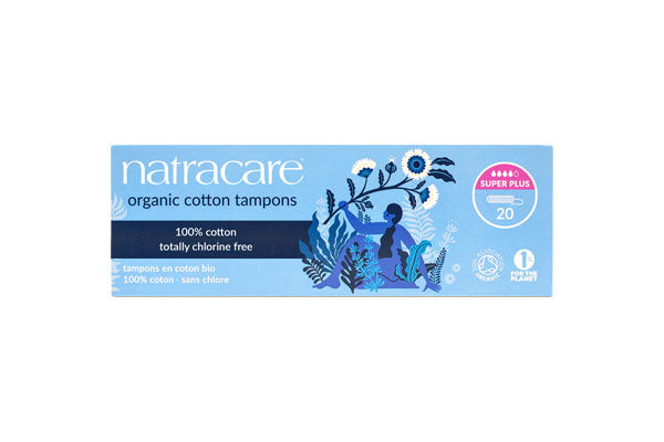 Natracare Super Plus Non-Applicator Organic Cotton Tampons