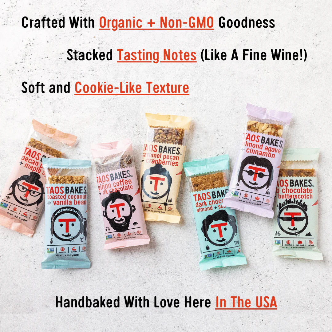 TAOS BAKES PB CHOCOLATE + BUTTERSCOTCH ( 12 X 1.8 OZ )