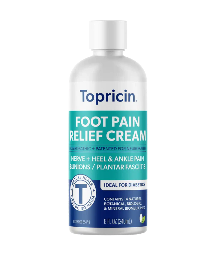 Topricin Foot Pain Relief Cream- 8 oz.