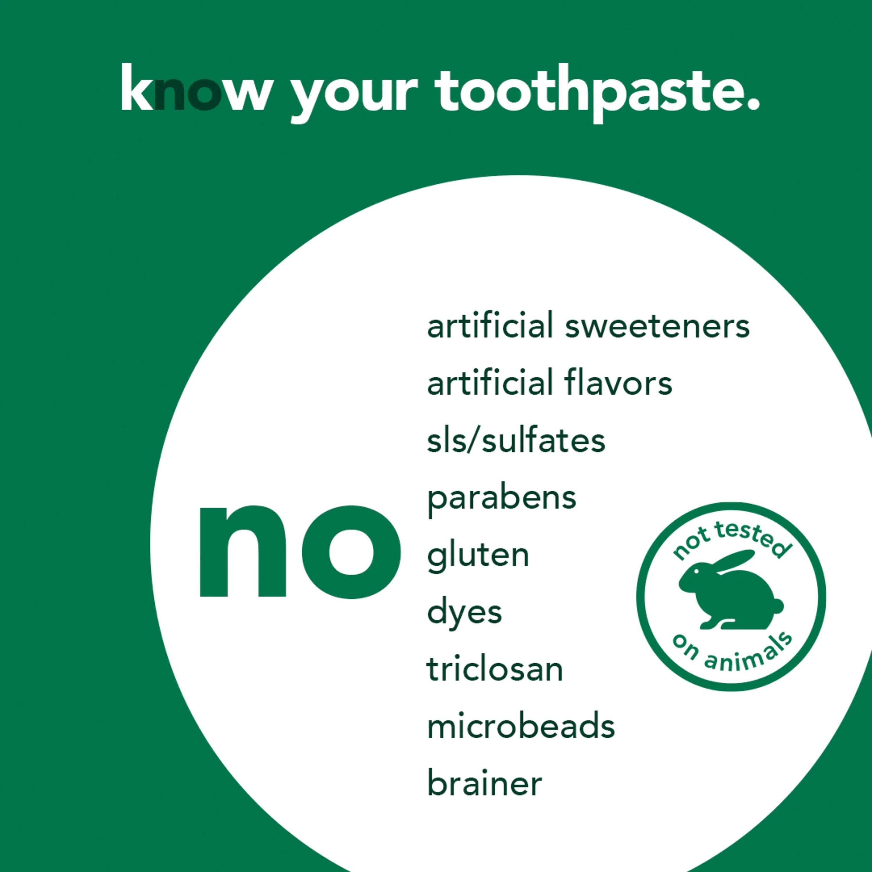 Naturally Whitening Fluoride Toothpaste