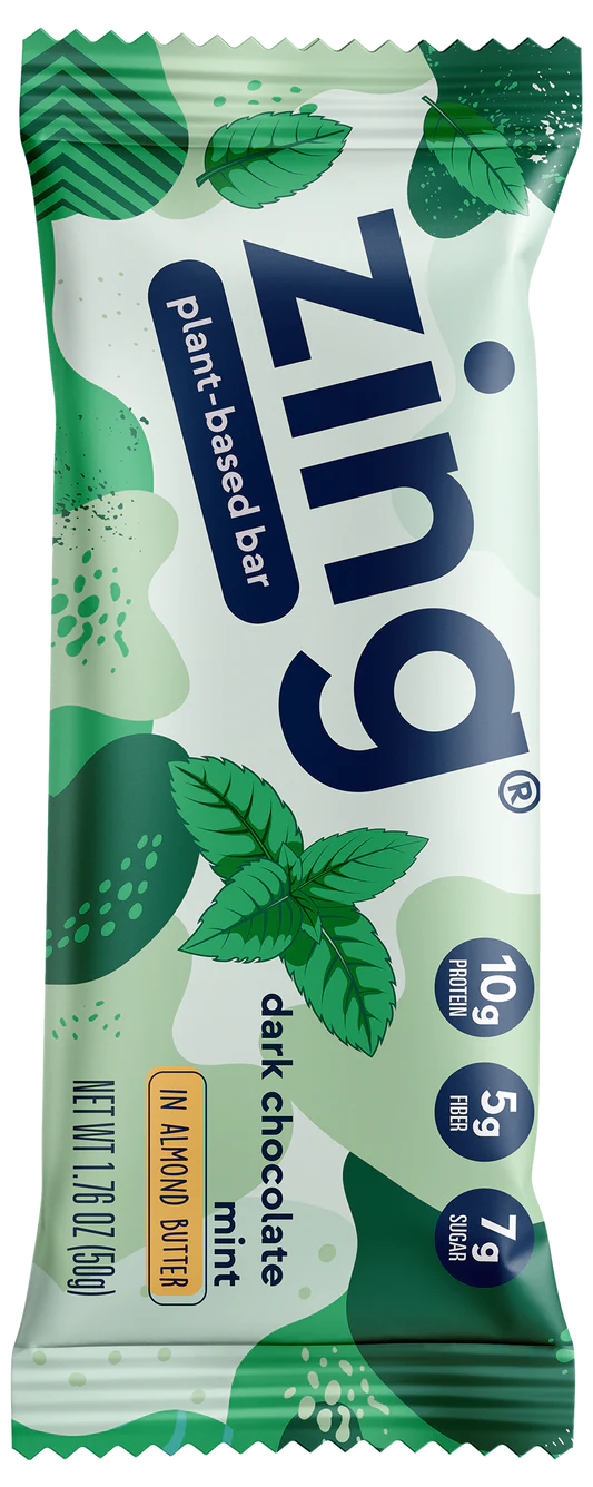 Zing Dark Chocolate Mint Nutrition Bars