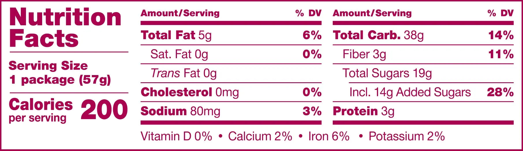 Nature's Bakery Raspberry, Whole Wheat (12x2 OZ)