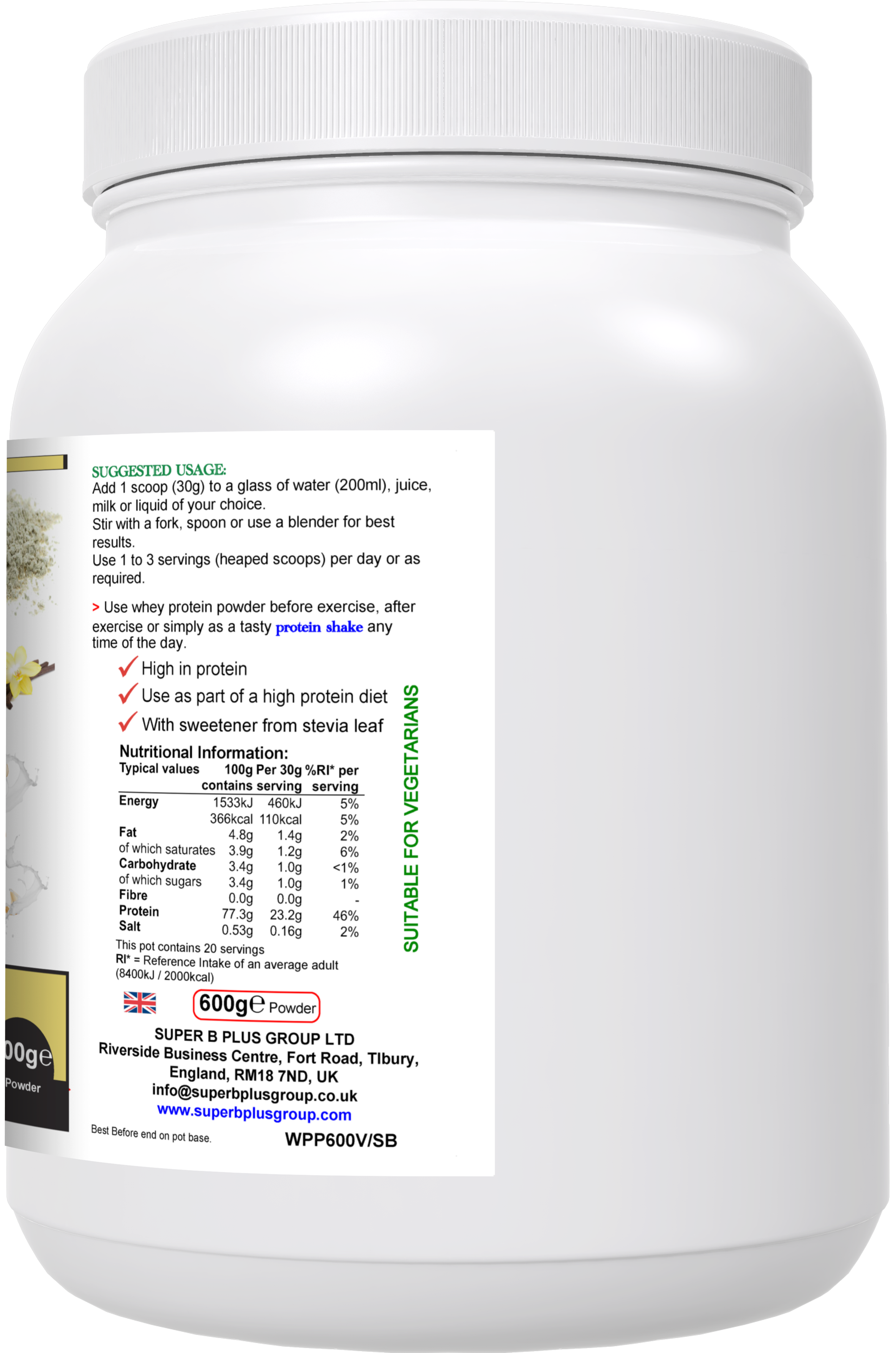 Super Vanilla Whey Protein-2