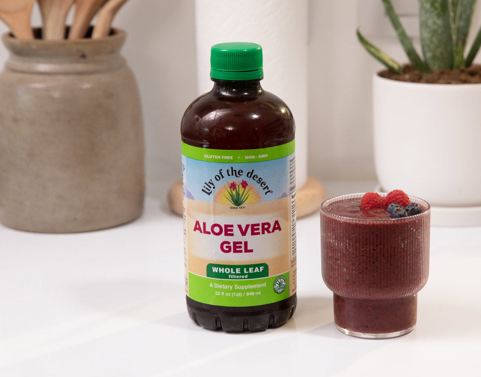 Lily Of The Desert Whole Leaf Aloe Vera Gel, 32 oz