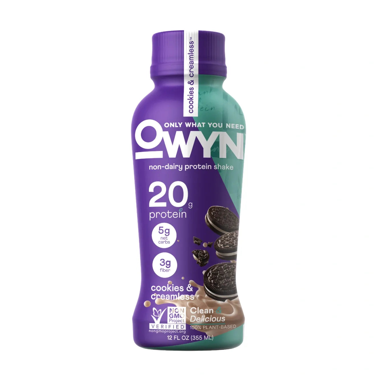 OWYN Protein Drink Cookies and Creamless ( 12 X 12 OZ )