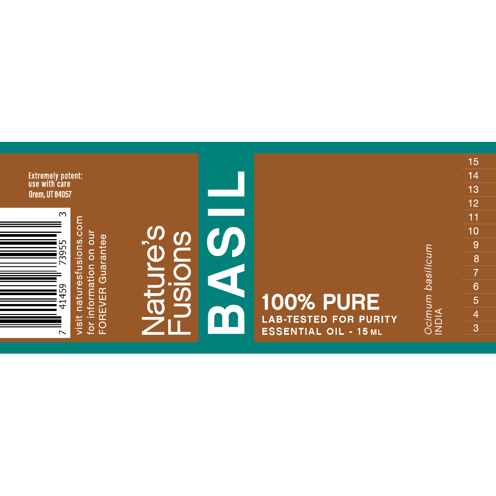 Basil Pure Essential Oil - 15ml