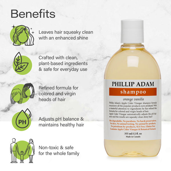 Phillip Adam Orange Vanilla Shampoo 12 oz