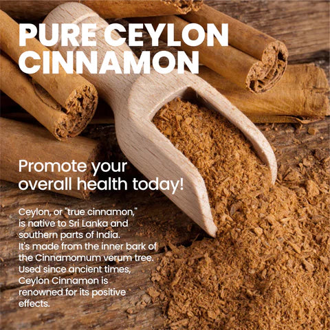 Whole Nature Cinnamon Capsules 1200mg, Made With Organic Ceylon