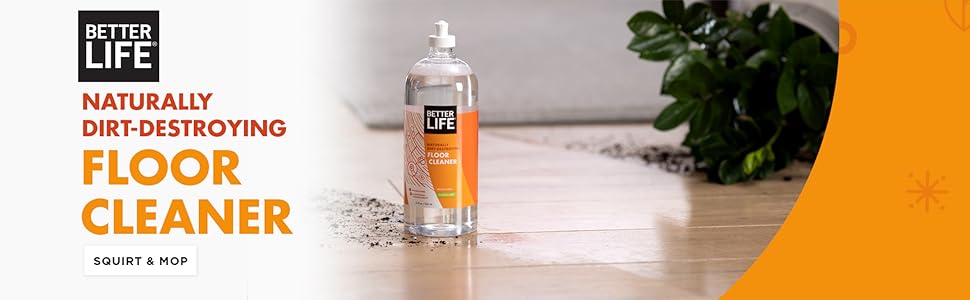 Better Life Simply Floored! Natural Floor Cleaner Citrus Mint