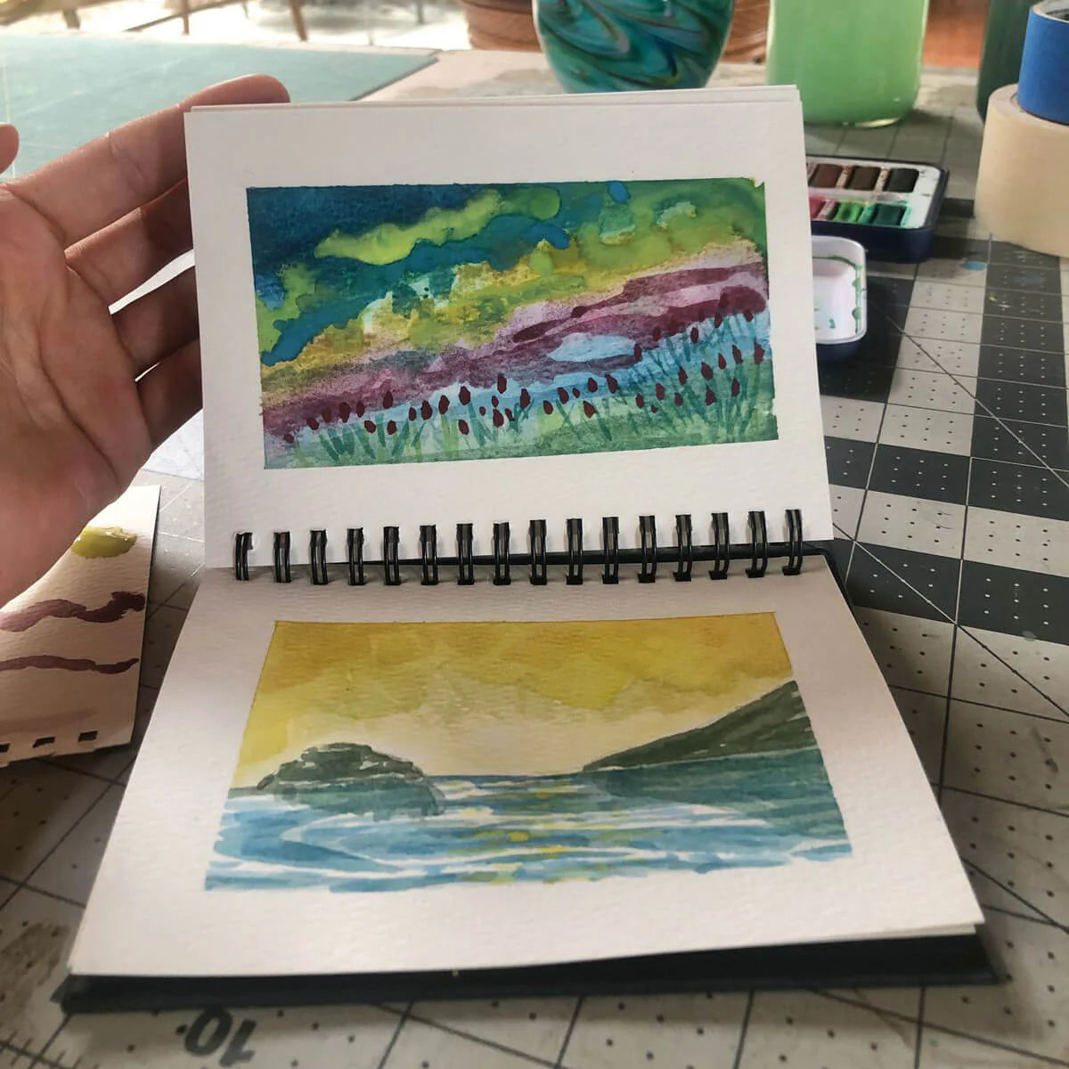 watercolor paper pad - large (7" x 10 1/8")
