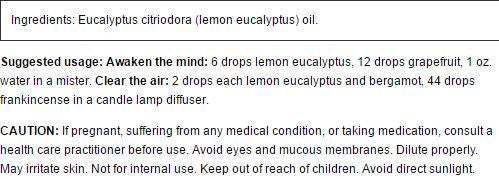 Aura Cacia Lemon Eucalyptus Essential Oil (1x.5 Oz)-1