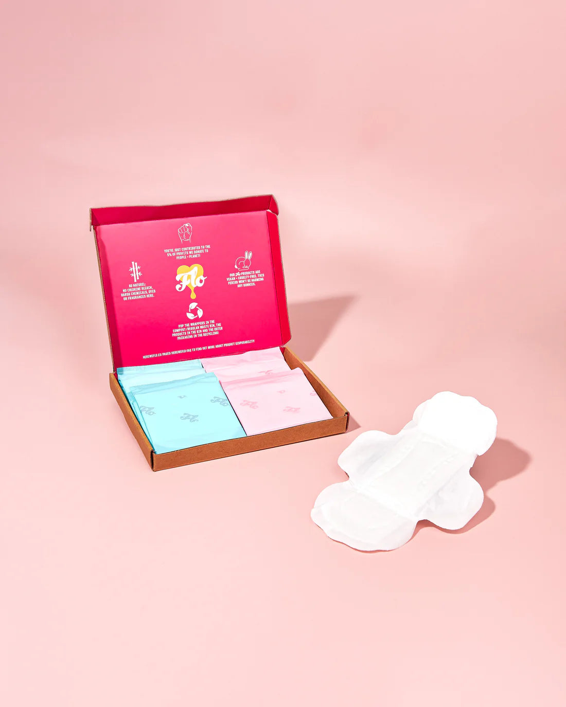 Flo Day + Night Combo Pack Bamboo Period Pads