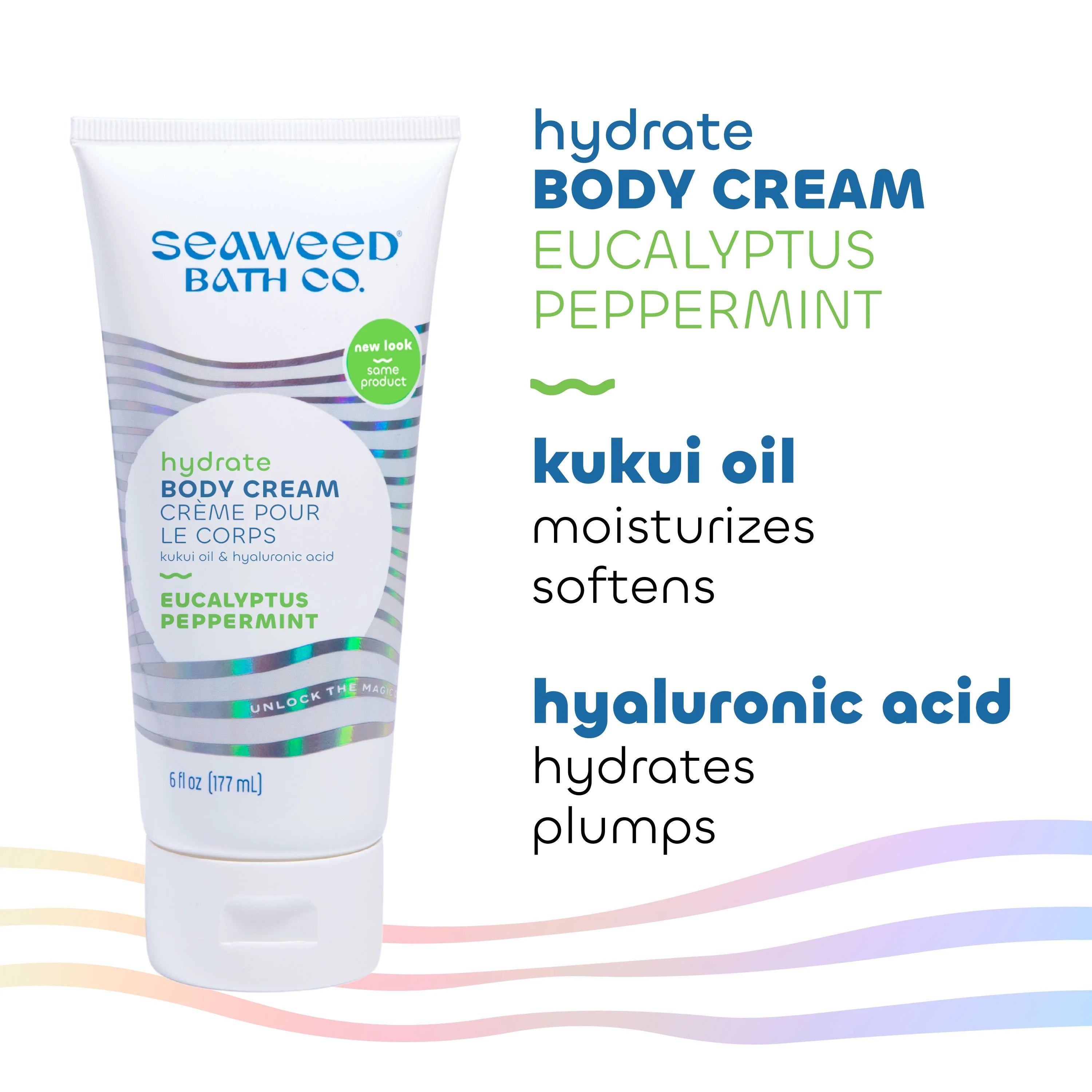 Seaweed Bath Co. Hydrate Body Cream - Eucalyptus Peppermint