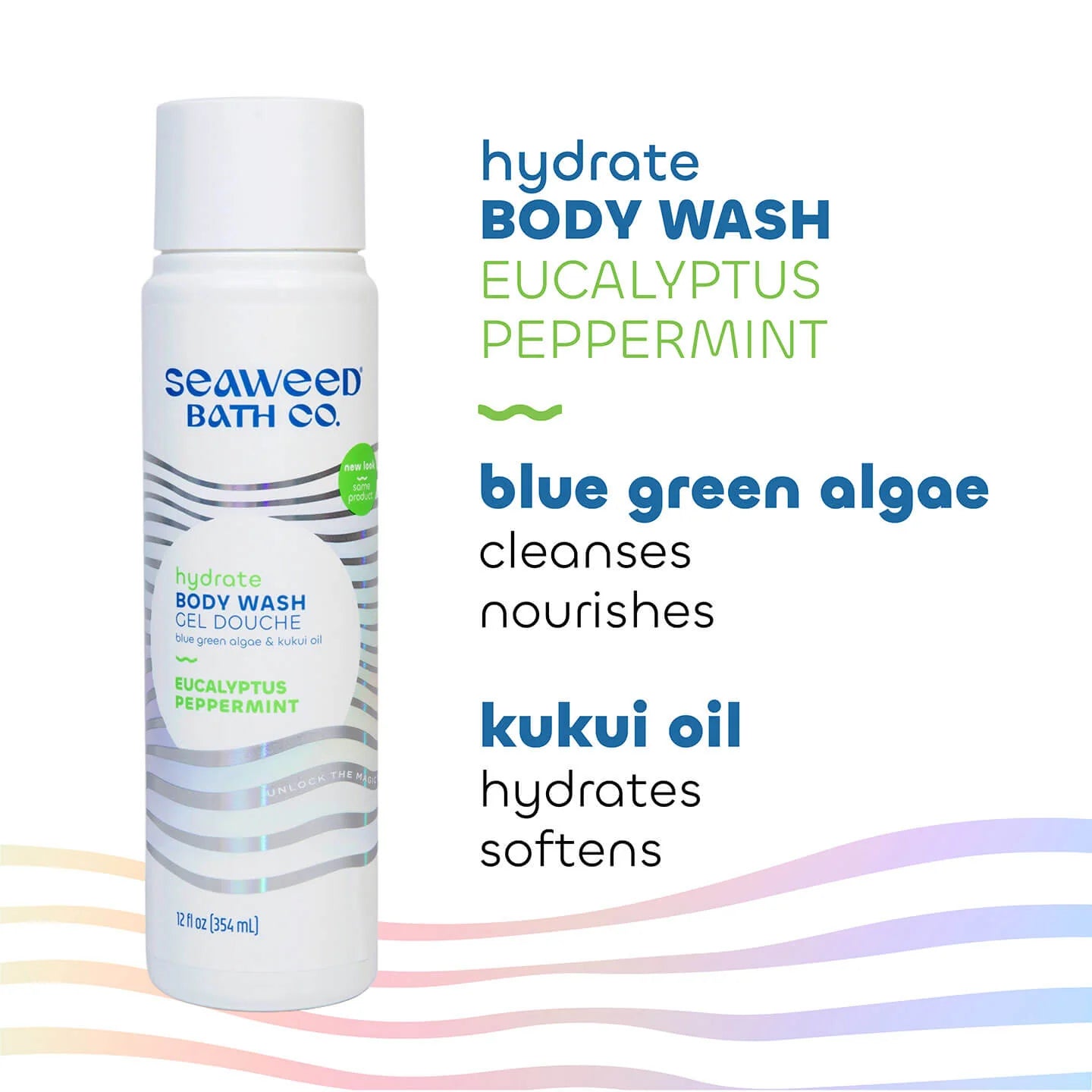 Seaweed Bath Co. Hydrate Body Wash - Eucalyptus Peppermint