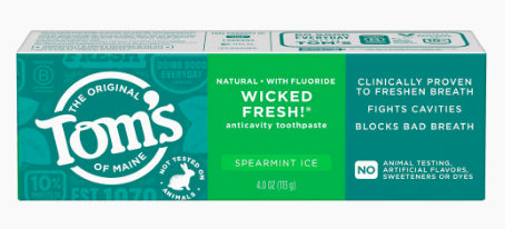 Tom's Of Maine Wicked Fresh! Spearmint Ice Anticavity Toothpaste