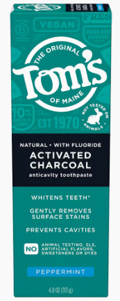 Tom's of Maine Activated Charcoal Anticavity Toothpaste