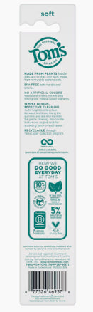 Tom's of Maine Naturally Clean Toothbrush (Soft Twin Pack)