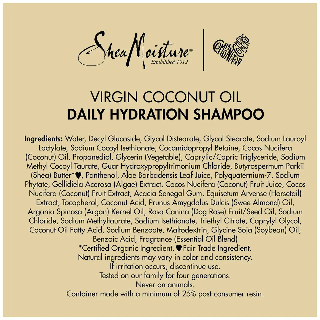 SheaMoisture 100% Virgin Coconut Oil Daily Hydration Shampoo