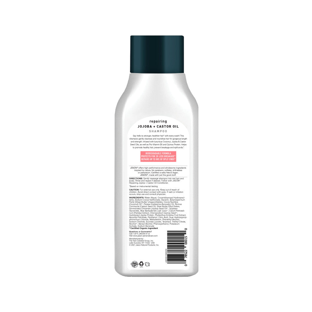 JĀSÖN® Repairing Jojoba + Castor Oil Shampoo 16 OZ