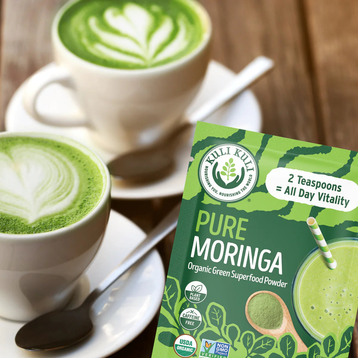 Kuli Kuli Organic Pure Moringa Powder Packets