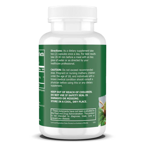 Whole Nature Moringa Capsules, 800mg Organic Moringa Oleifera