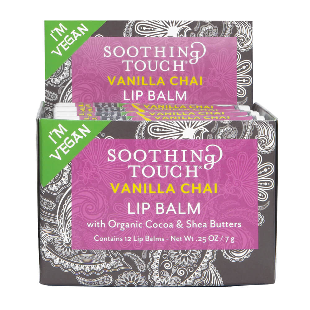 Vanilla Chai Vegan Lip Balm 12 Pack