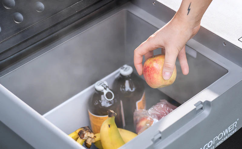 LiONCooler Mini Solar Powered Car Fridge Freezer, 19 Quarts