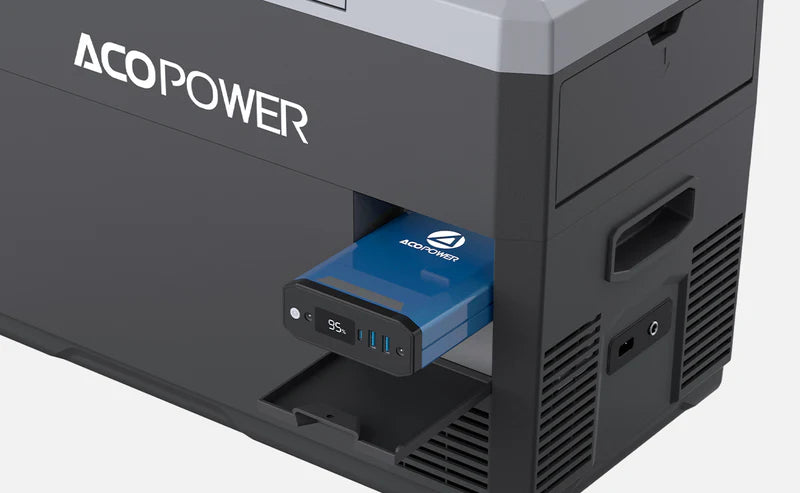 LiONCooler Mini Solar Powered Car Fridge Freezer, 19 Quarts