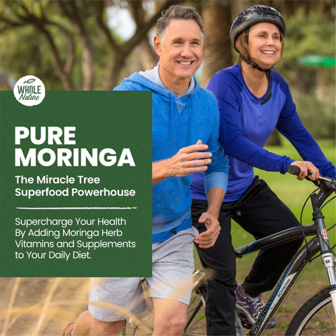 Whole Nature Moringa Capsules, 800mg Organic Moringa Oleifera