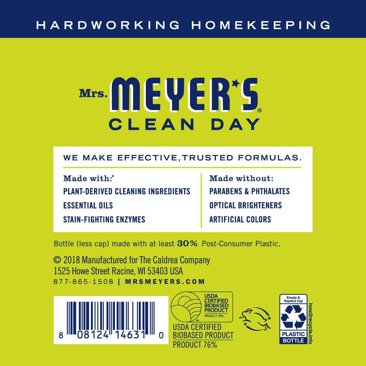 Mrs. Meyers Lemon Verbena Laundry Detergent