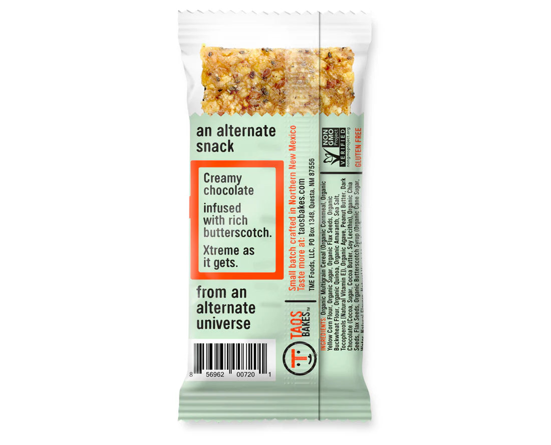 TAOS BAKES PB CHOCOLATE + BUTTERSCOTCH ( 12 X 1.8 OZ )