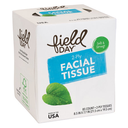 Field Day 100 percent Recycled Facial Tissue (36x1 Pack)