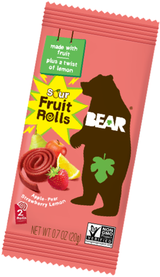 BEAR Strawberry Lemon Fruit Rolls