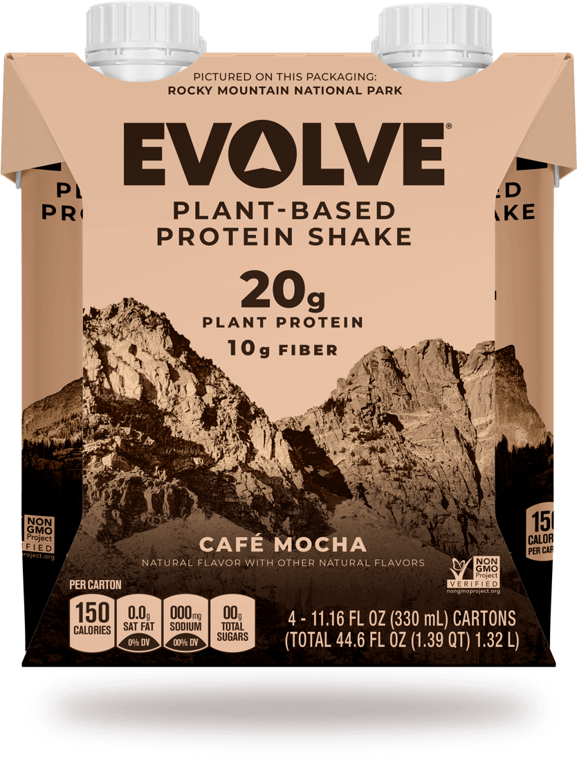 Evolve Caf© Mocha Plant-Based Protein Shake