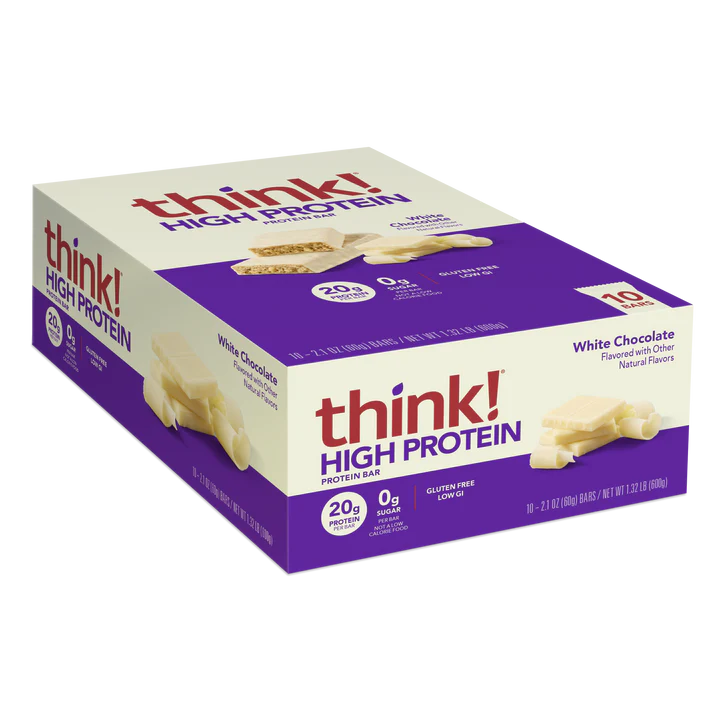 Think High Protein Bar White Chocolate (10x2.1 Oz)