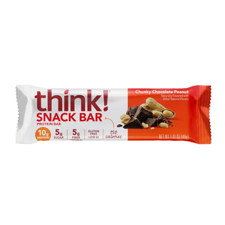 THINK Protein Snack Bar Chunky Chocolate Peanut( 10 X 1.41 OZ   )