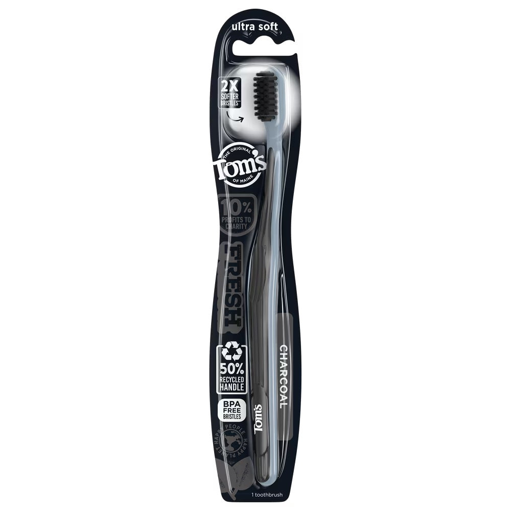 Gentle Charcoal Toothbrush 6 Pack