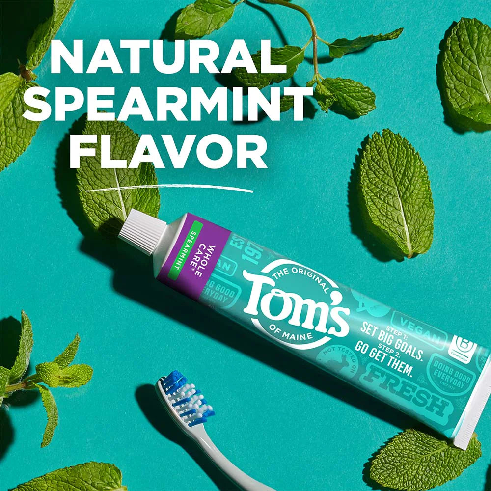 Whole Care Spearmint Anticavity Toothpaste 6 Pack