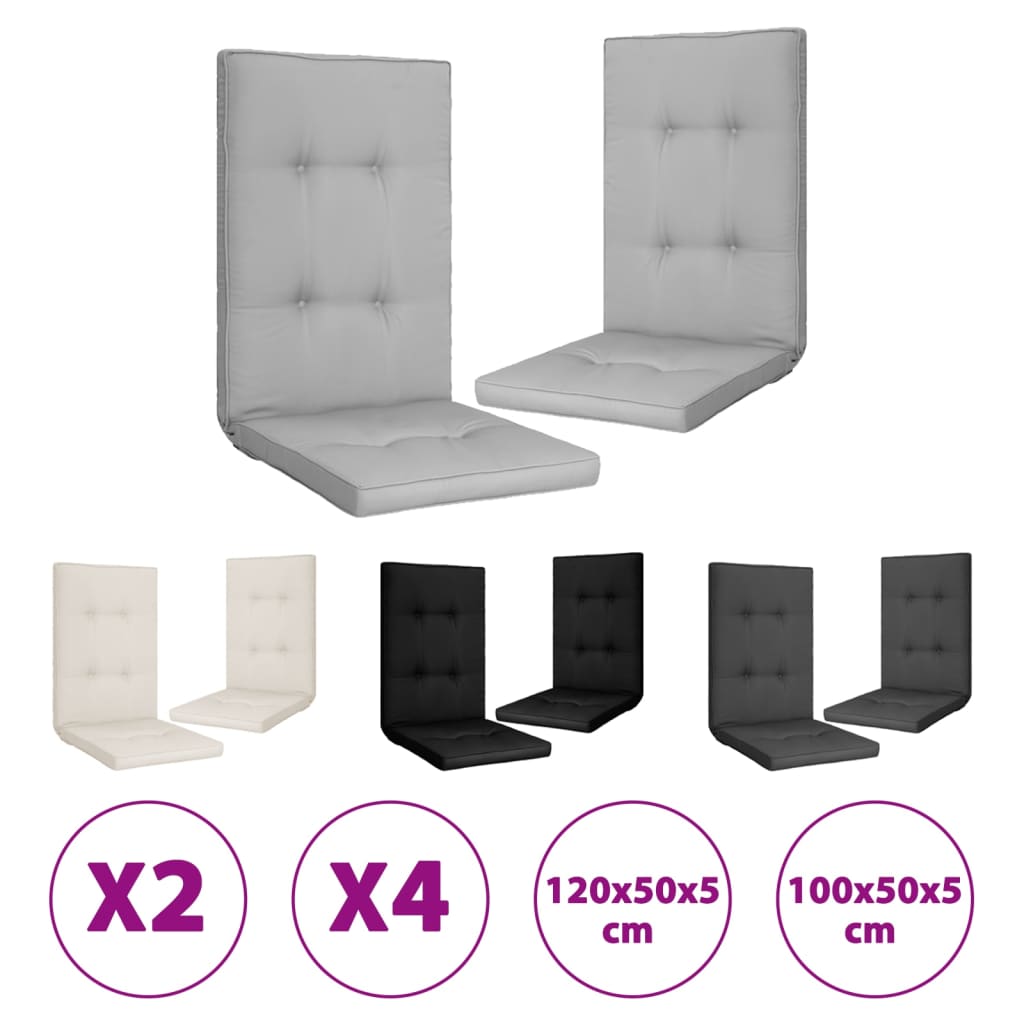 vidaXL Chair Cushions Garden Seat Cushion Chair Pad Seat Pad Floor Cushion-5