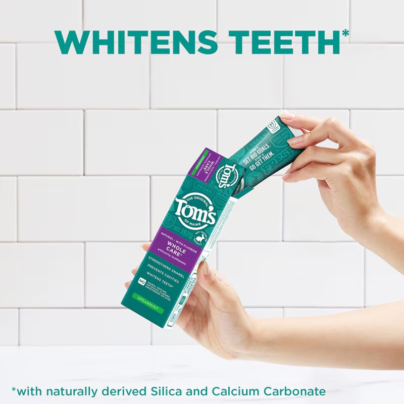 Whole Care Spearmint Anticavity Toothpaste 6 Pack